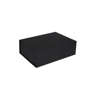 Коробка для подарунків чорна, 28 х 23 х 9 см